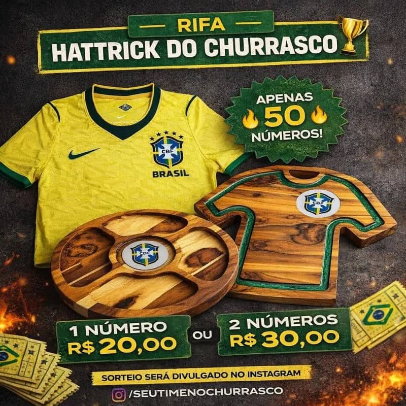 Imagem da campanha Kit Hat-trick do Churrasco 🔥⚽