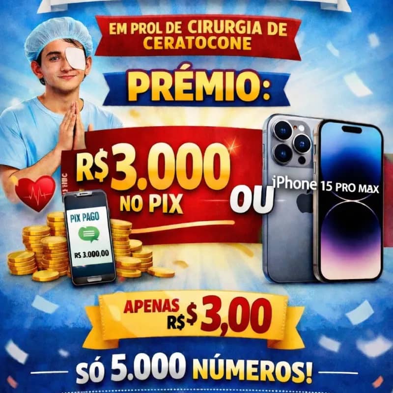 Imagem da campanha 🚨 RIFA SOLIDÁRIA