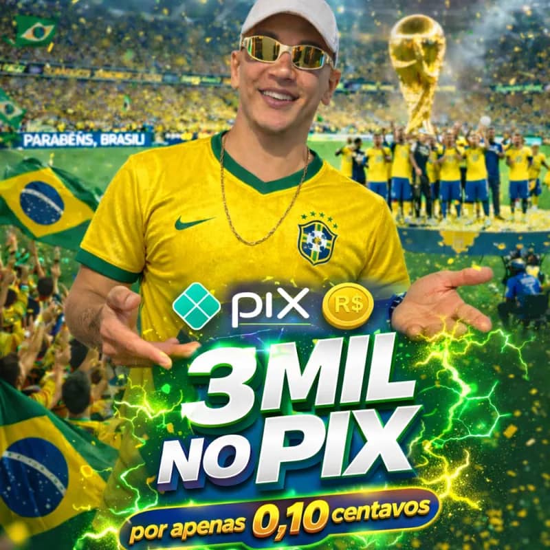 Imagem da campanha 3 MIL NO PIX