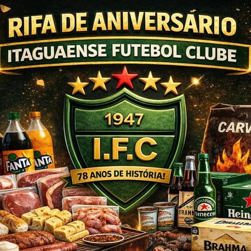 Imagem da campanha Rifa Online – Kit Churrasco Itaguaense F.C. (2 Prêmios)