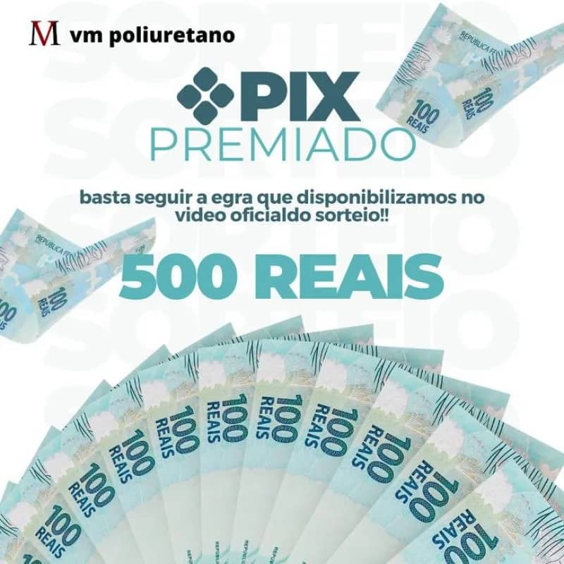Imagem da campanha 500 REAIS NO PIX
