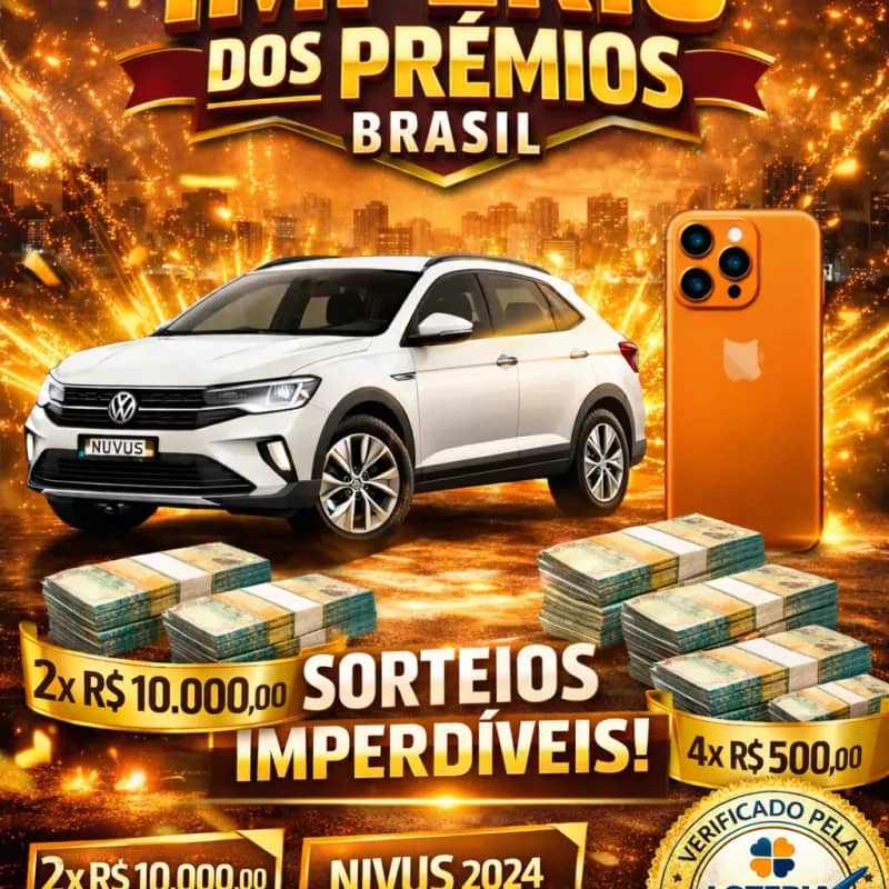 Imagem da campanha IMPÉRIO DOS PRÊMIOS 🇧🇷 – NIVUS 2024 OU 120K NO PIX