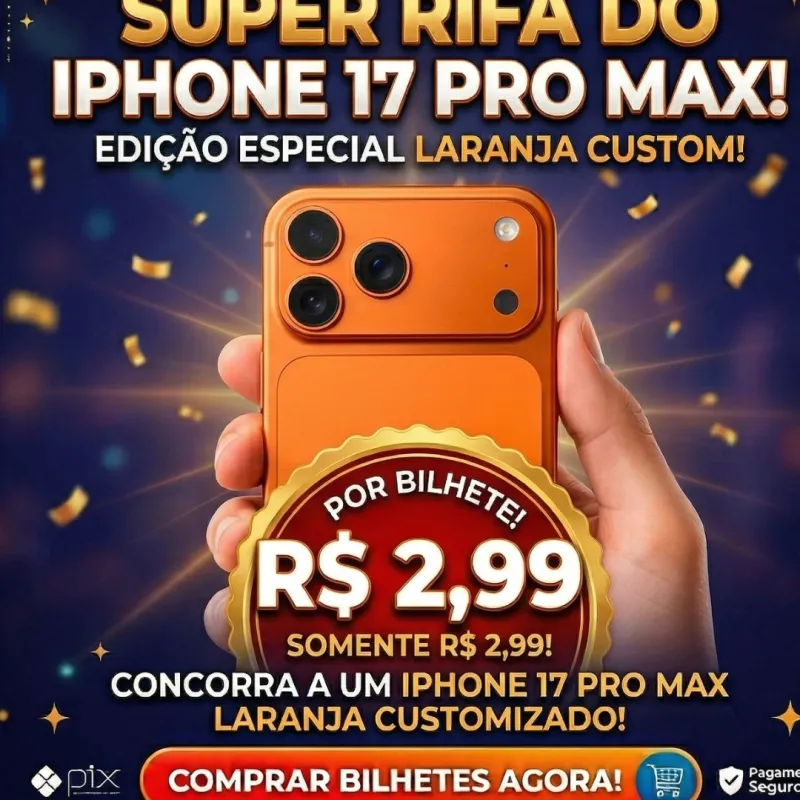 Imagem da campanha Iphone 17 pro maxx