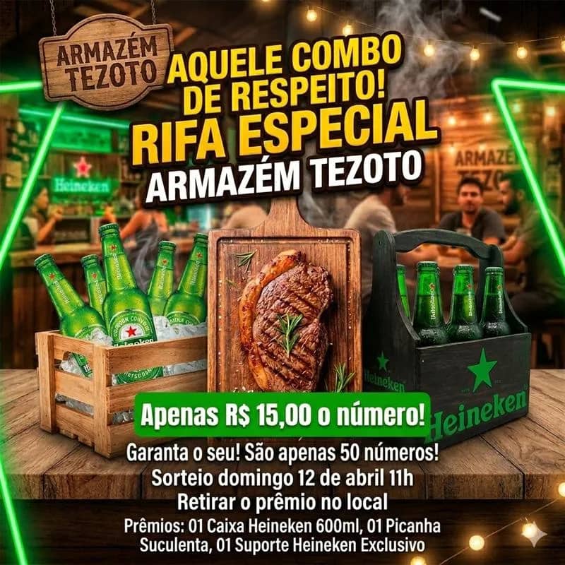 Imagem da campanha Combo Heineken