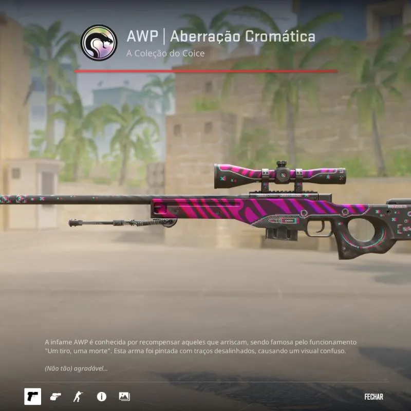 Imagem da campanha AWP Aberração Cromática