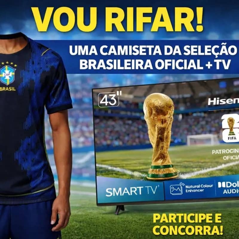 Imagem da campanha Rifa do Vitin Dantas
