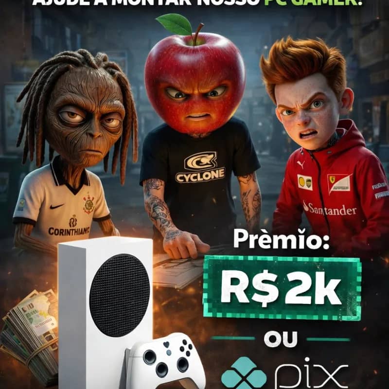 Imagem da campanha Em Prol da estrutura da Série Dy Quebrada