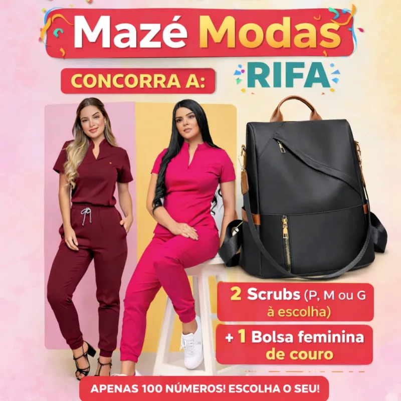 Imagem da campanha Rifa Mazé Modas