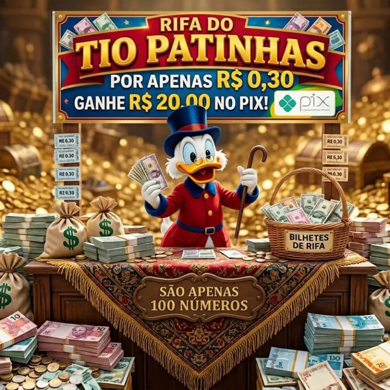 Imagem da campanha 20TAO NO PIX POR 40 CENTAVOS