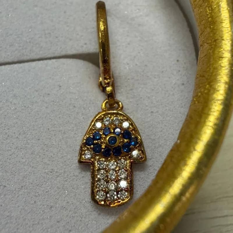 Imagem da campanha Rifa: Par de brincos folheado a ouro