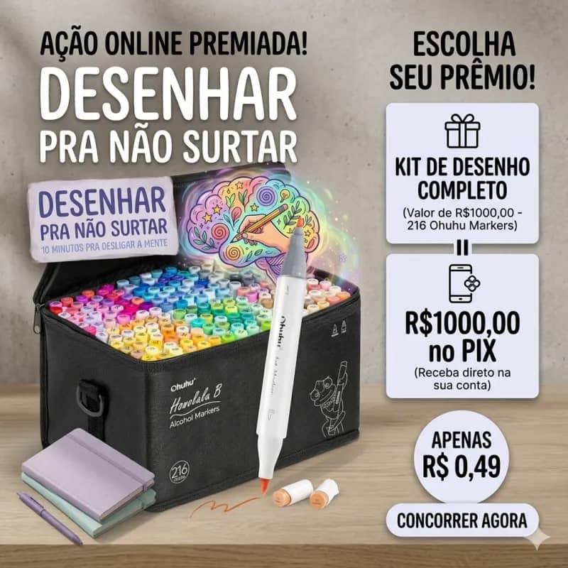 Imagem da campanha Kit Completo ou R$1000 no Pix!