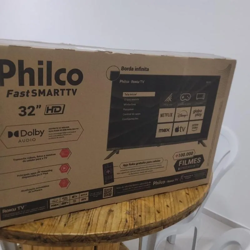 Imagem da campanha Rifa uma TV 32"