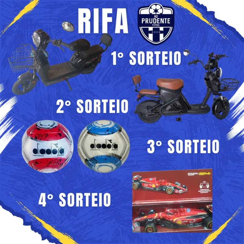 Imagem da campanha RIFA PARA PAGAMENTO ARBITRAGEM CAMPEONATO PAULISTA