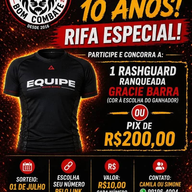 Imagem da campanha PROJETO BOM COMBATE