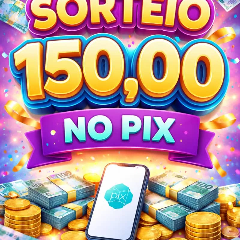 Imagem da campanha Sorteio on-line