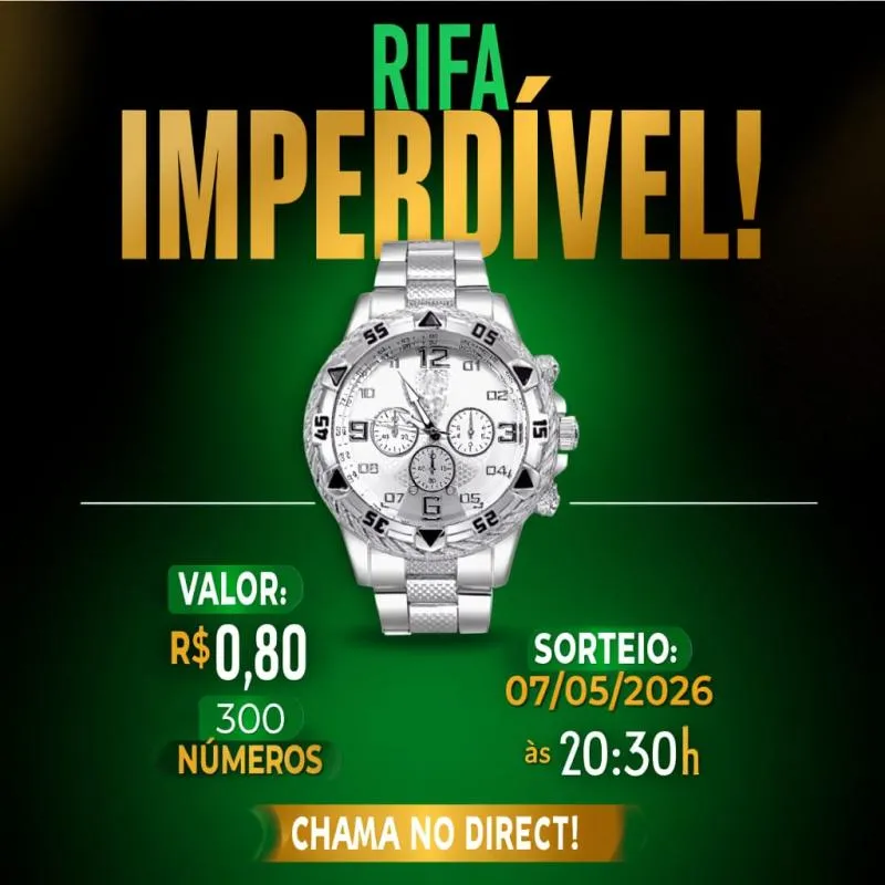 Imagem da campanha Rifa de um relógio