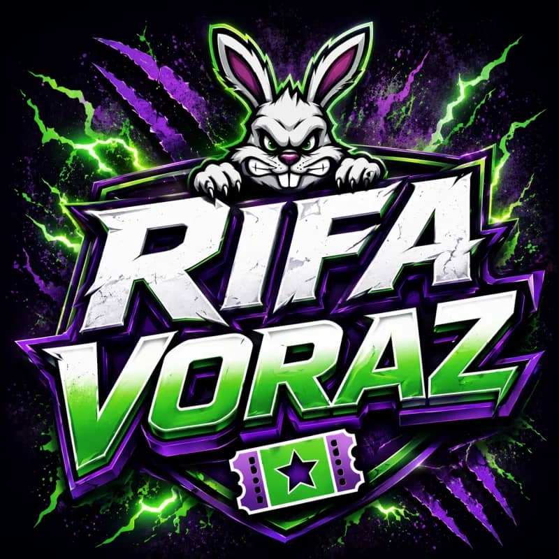 Imagem da campanha RIFA VORAZ 💜💚