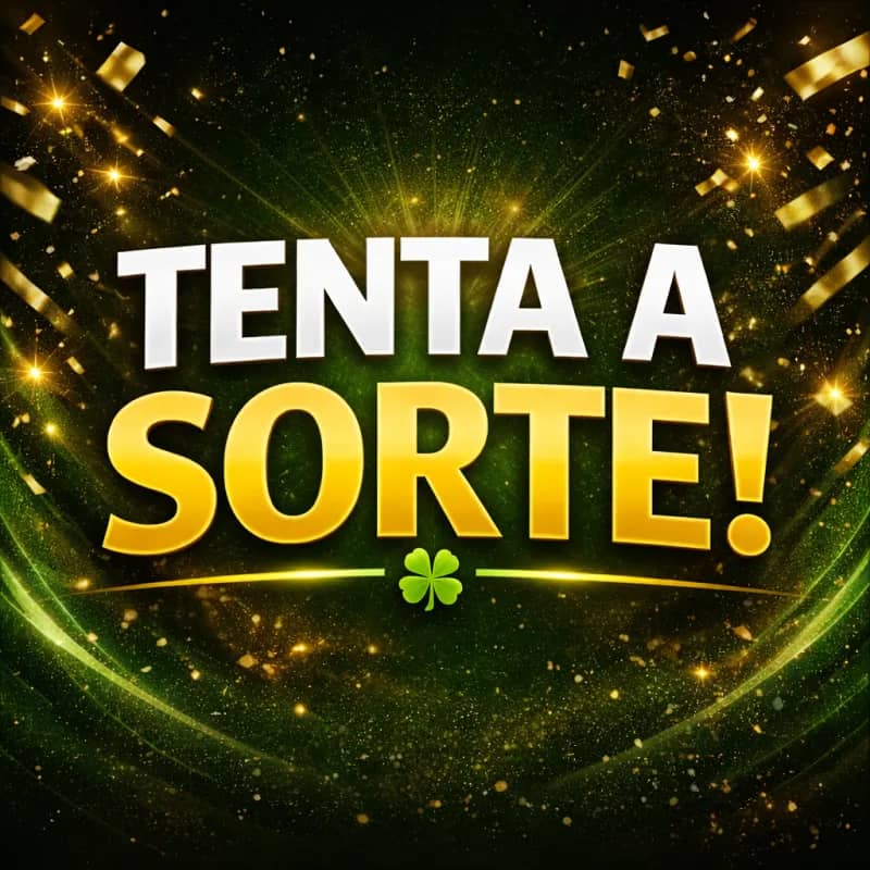 Imagem da campanha Tenta Sorte!