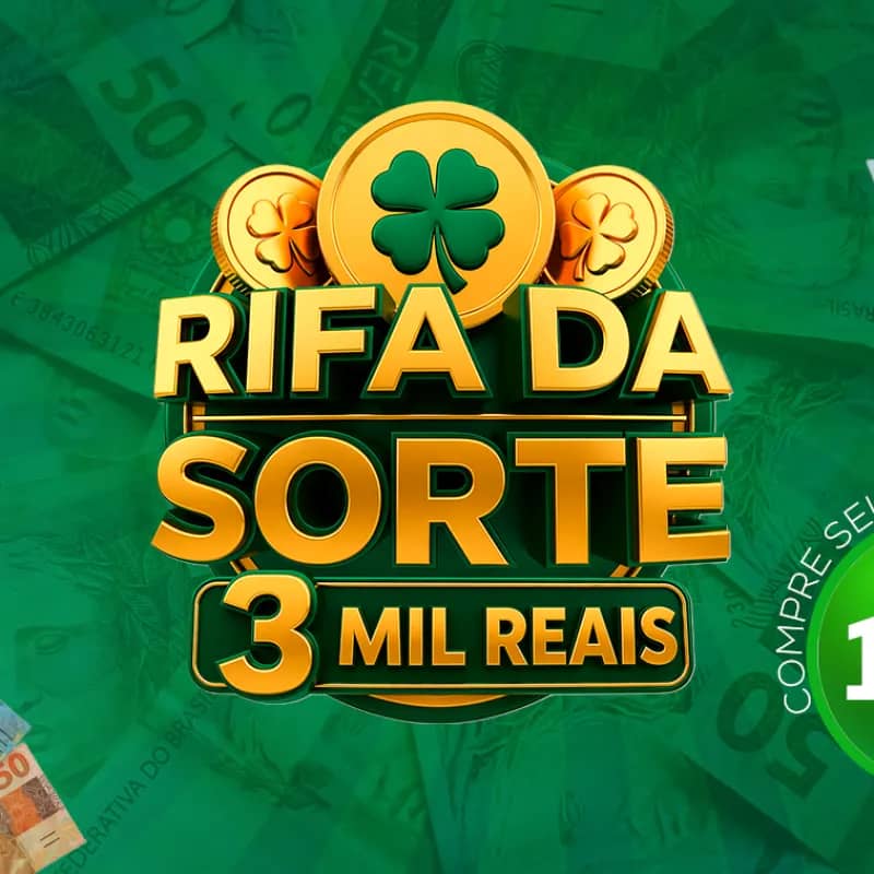 Imagem da campanha RIFA DA SORTE 3 MIL REAIS