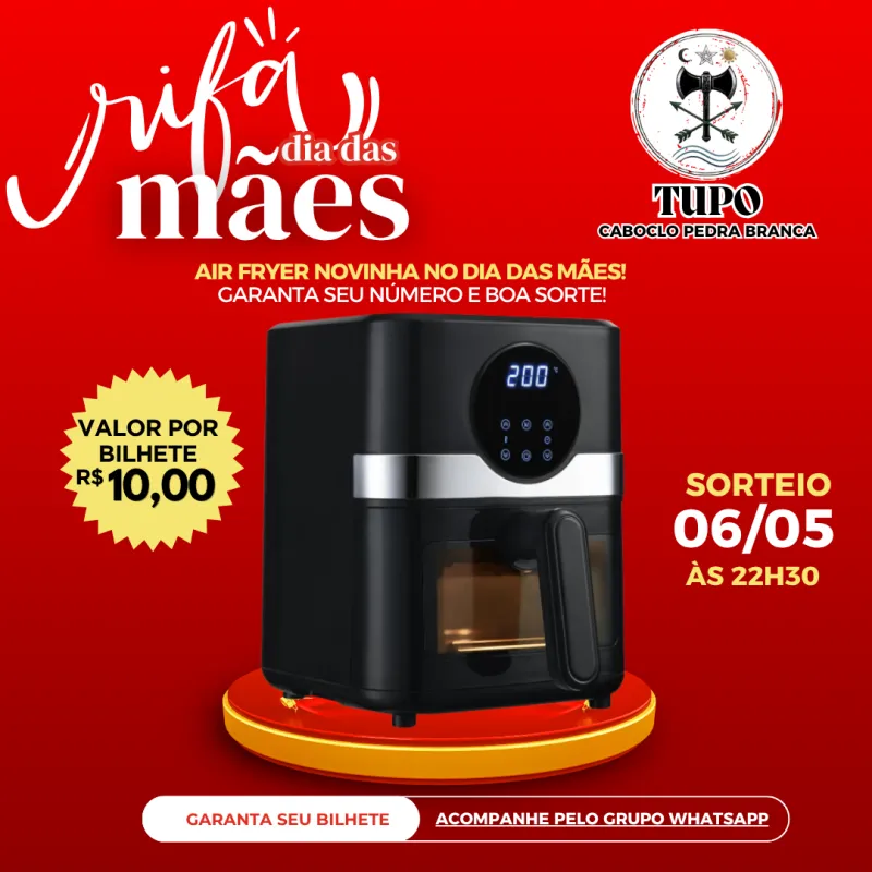 Imagem da campanha Rifa dia das Mães