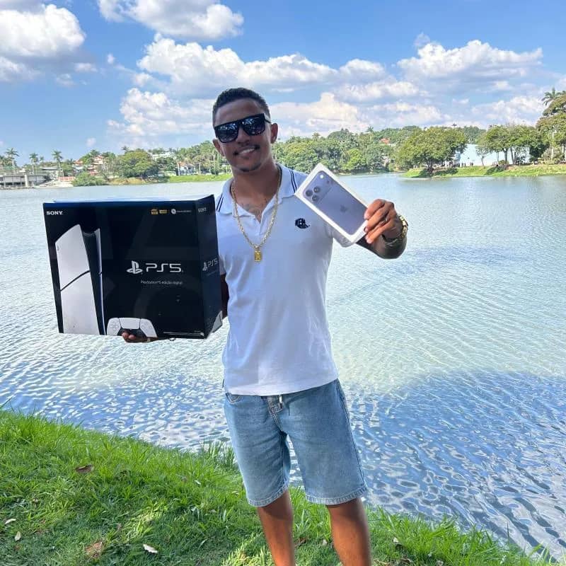 Imagem da campanha iPhone 17 ProMax ou 6K no Pix