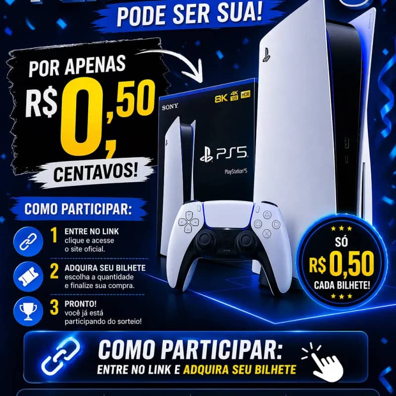 Imagem da campanha PS5