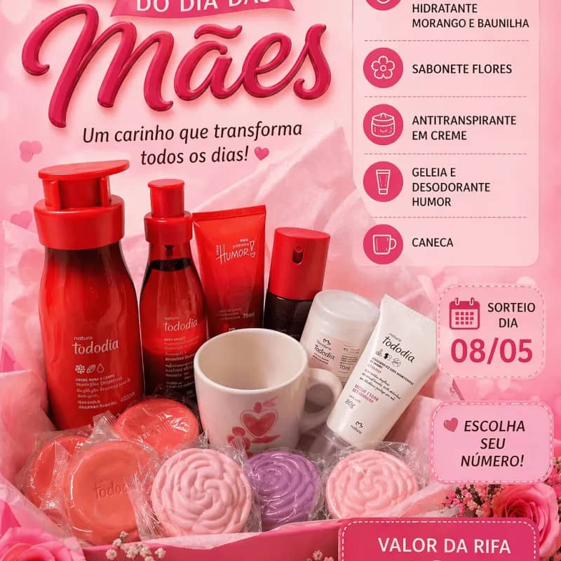 Imagem da campanha Dia das Mães - Cesta Natura Todo Dia