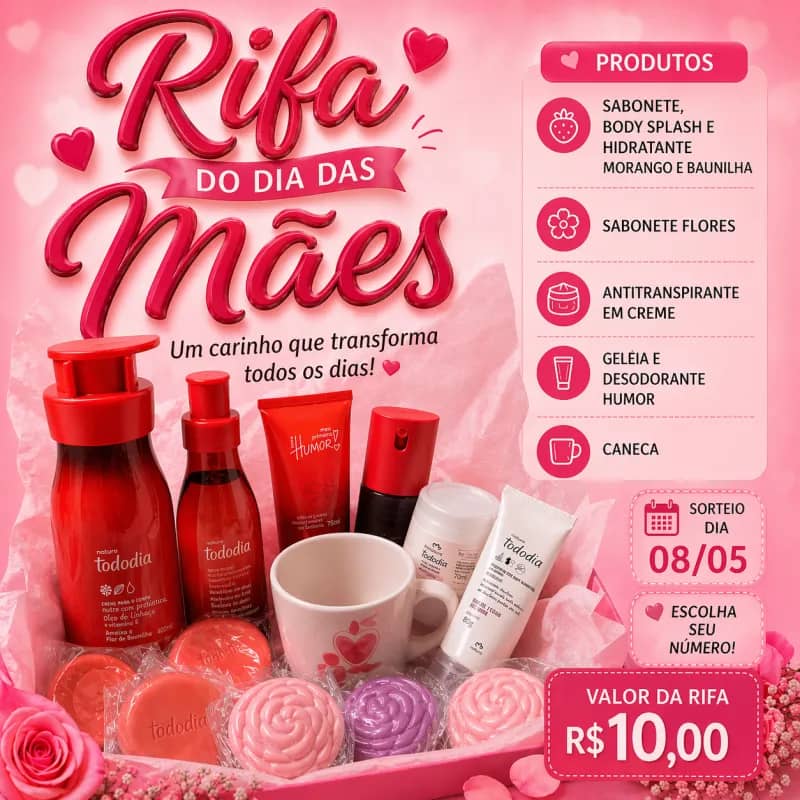 Imagem da campanha Dia das Mães - Cesta Natura Todo Dia