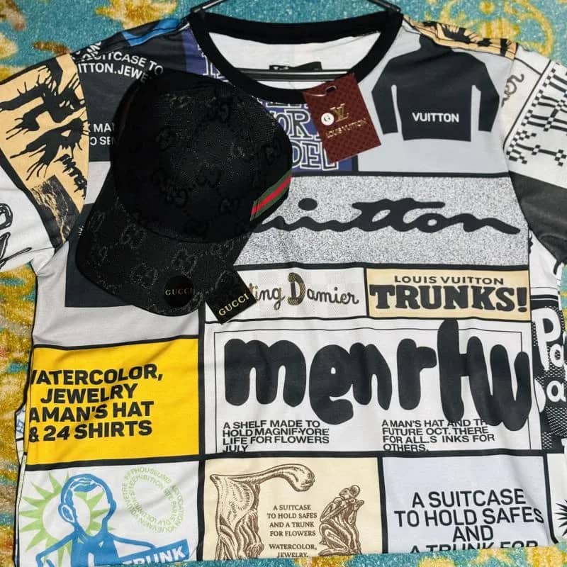 Imagem da campanha COMBO🏆Camisa LV+Boné da GUCCI