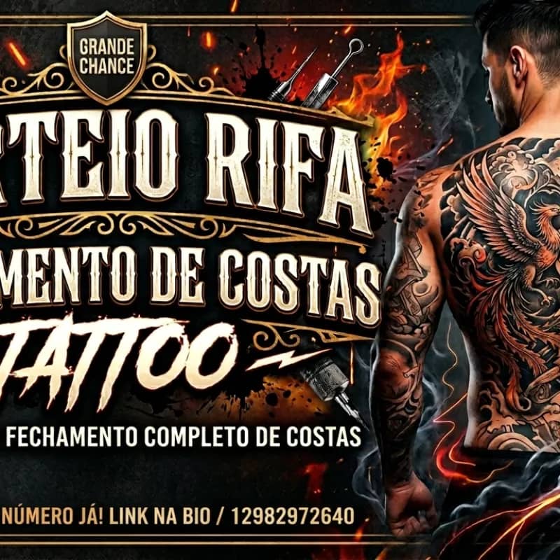 Imagem da campanha 🏆 RIFA EXCLUSIVA: FECHAMENTO DE COSTAS (COLAB)