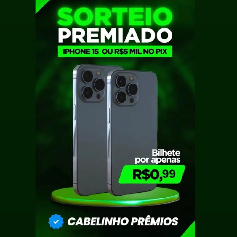 Imagem da campanha Cabelinho prêmios
