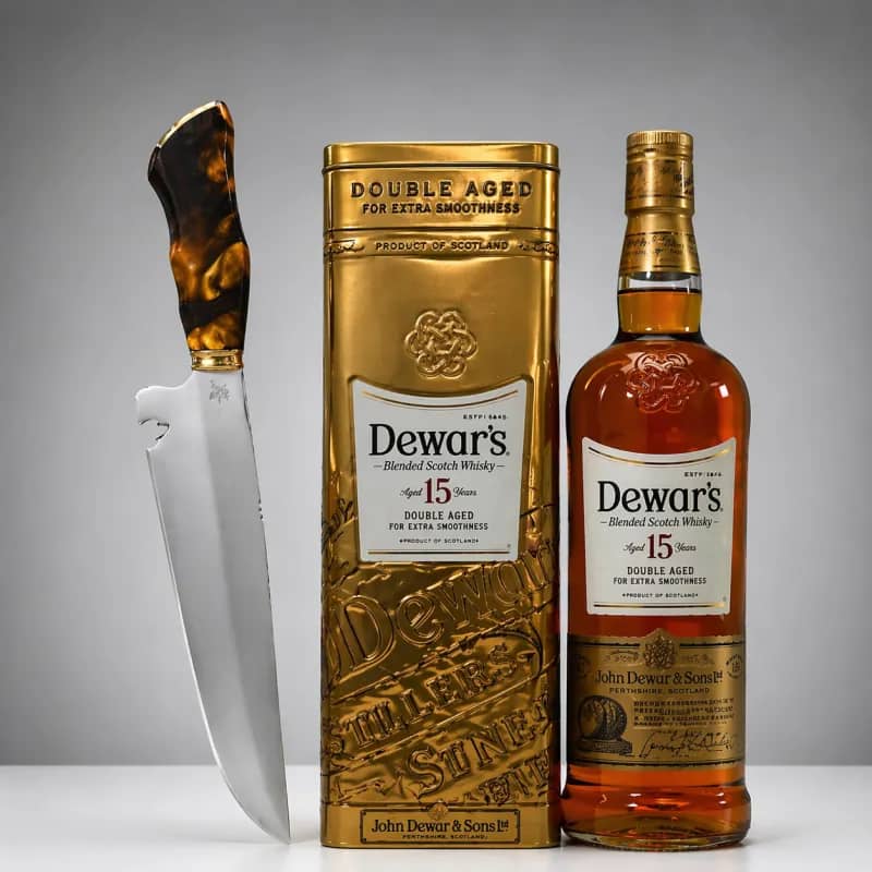 Imagem da campanha Rifa Premium – Dewar’s 15 Anos + Faca Artesanal