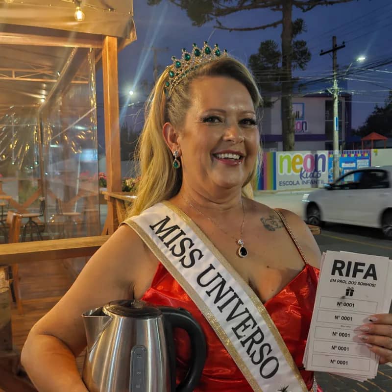 Imagem da campanha Rumo ao Miss Universo pra Colombia