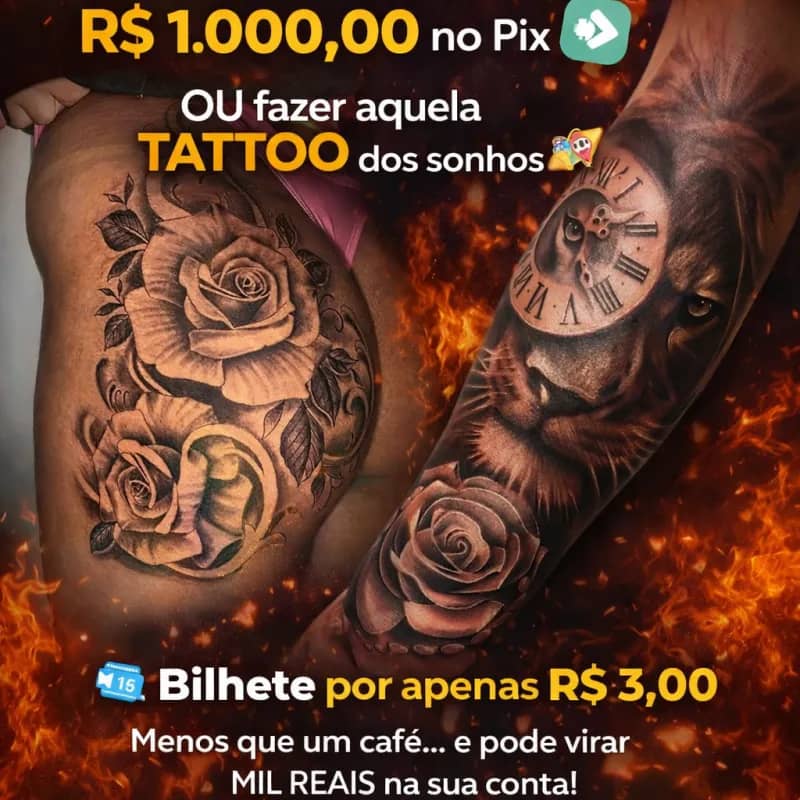 Imagem da campanha Tatoo premiada