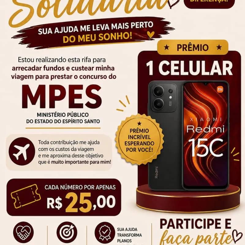 Imagem da campanha Partiu concurso