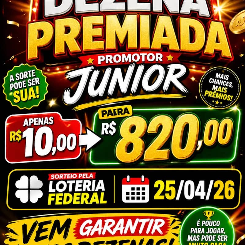 Imagem da campanha Dezena premiada