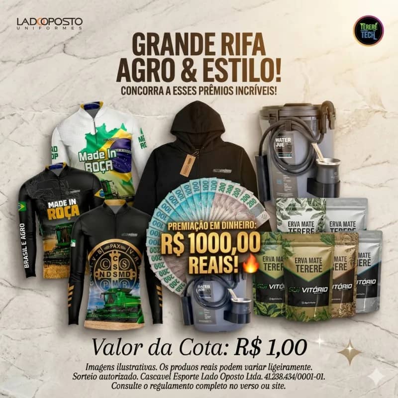 Imagem da campanha Concorra a mega ação prêmios gui Vitório