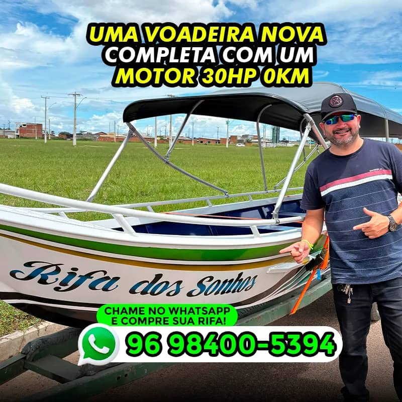 Imagem da campanha 01 VOADEIRA NOVA COM MOTOR 30hp 0km