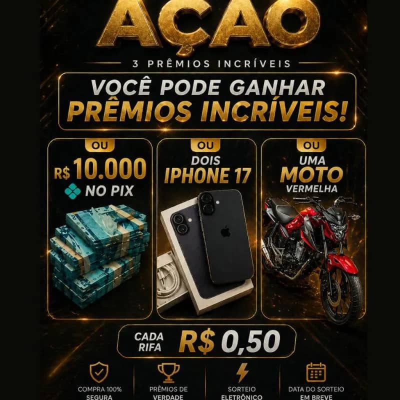 Imagem da campanha Grande prêmio