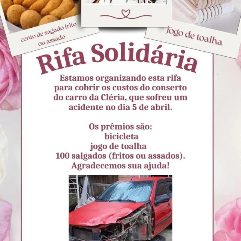 Imagem da campanha Ajude a Cleria