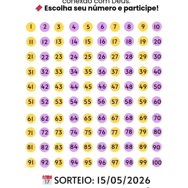 Imagem da campanha Rifa solidária – prêmio de R$200