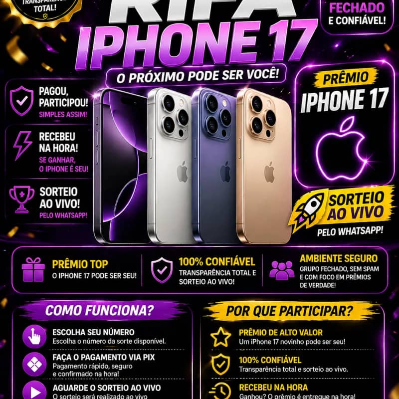 Imagem da campanha Iphone 17