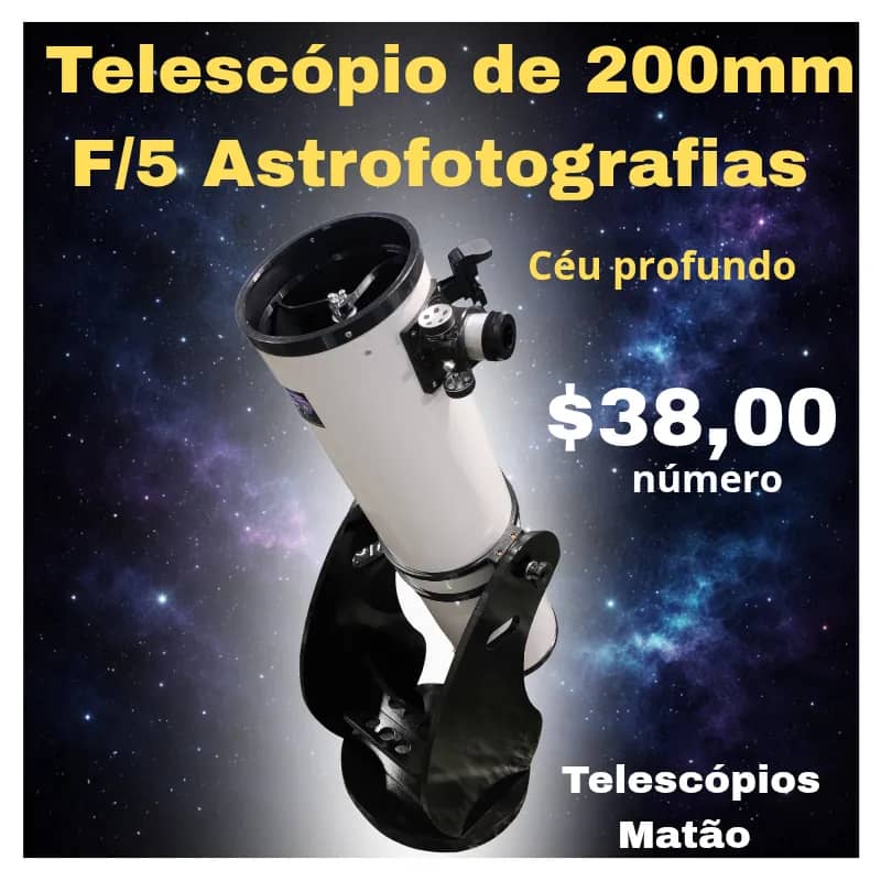 Imagem da campanha Telescópio de 200mm f/5 Astrofotografias