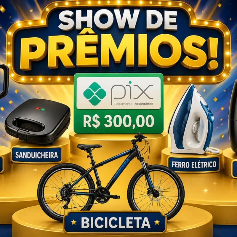 Imagem da campanha SHOW DE PRÊMIOS