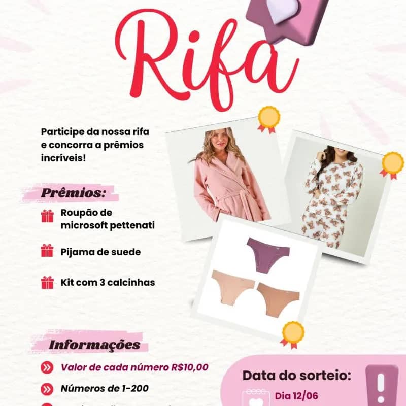 Imagem da campanha CRifa de inverno