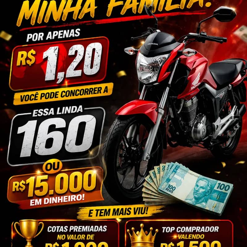 Imagem da campanha rifa de uma 160