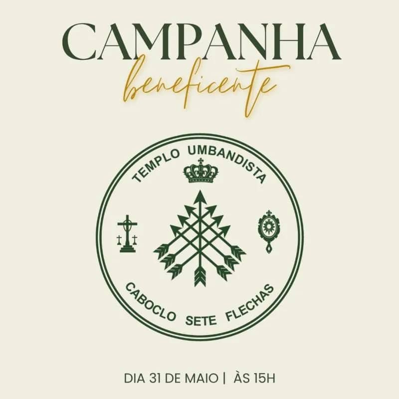 Imagem da campanha Campanha beneficente para reforma do Templo Umbandista Caboclo Sete Flechas
