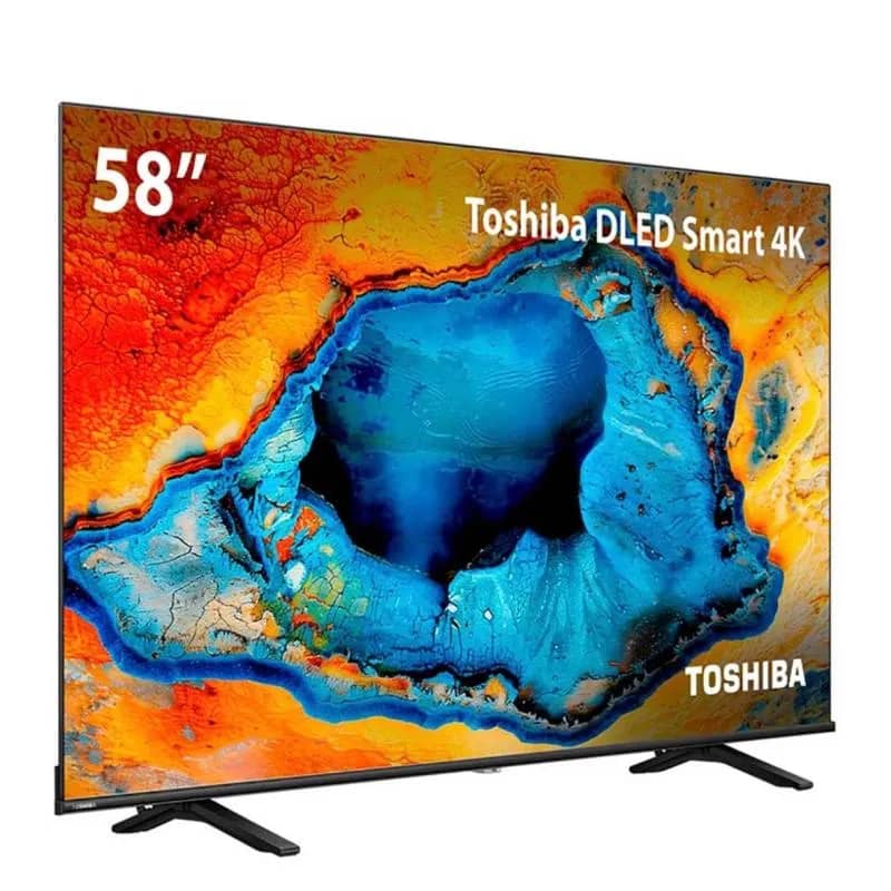 Imagem da campanha Smart TV Toshiba 58" DLED 4K 58C350NS