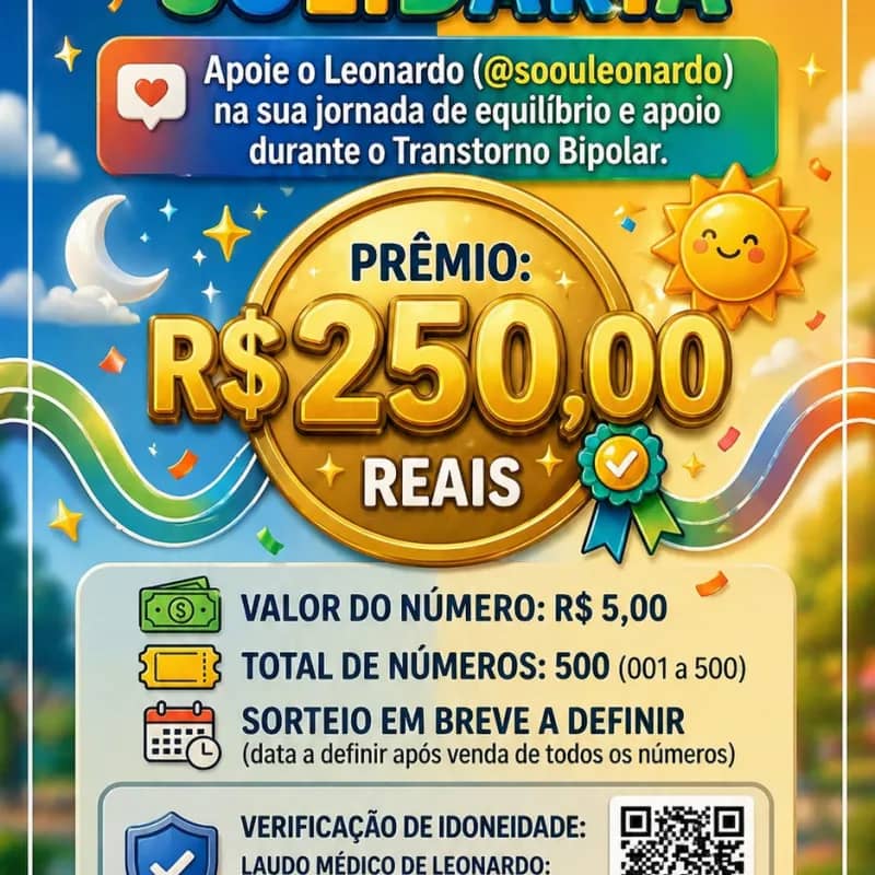 Imagem da campanha Rifa Beneficente