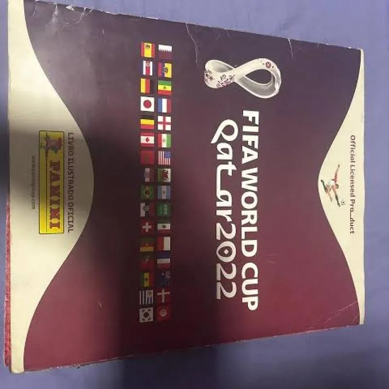Imagem da campanha Álbum completo Copa com todas figurinhas menos a 11 do catar mas com todas especiais